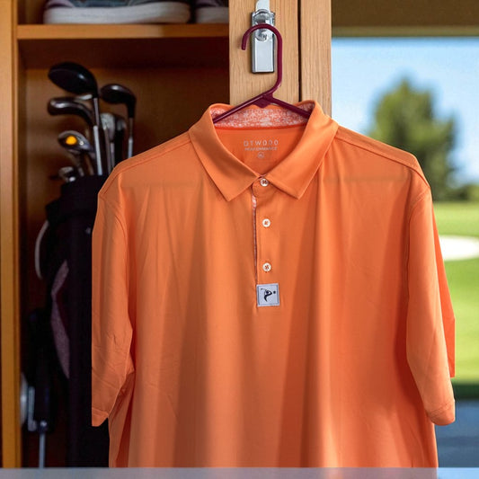 Shimmer Orange Polo