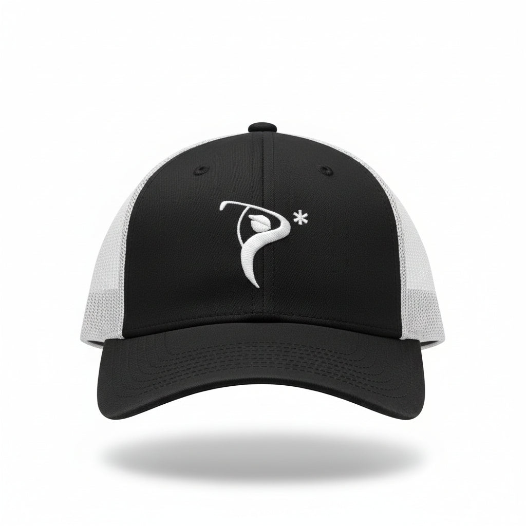 Black/White Trucker Hat